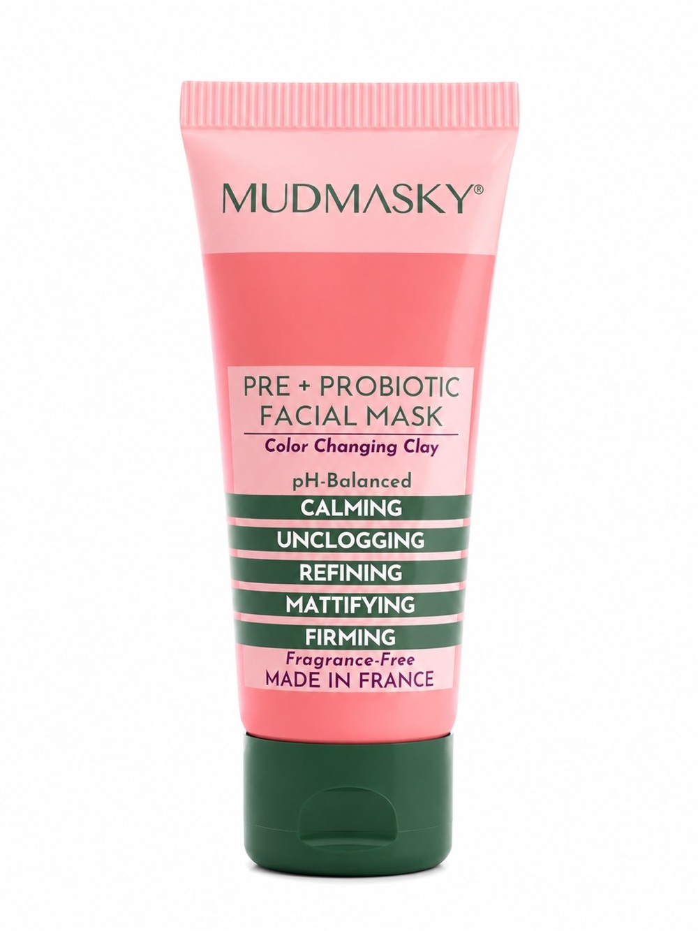 Mudmasky Pre + Probiotic Facial Mask Color Changing Clay (15 ml / 0.5 fl oz)